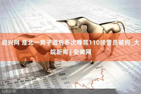 启兴网 淮北一男子酒后多次辱骂110接警员被拘_大皖新闻 | 安徽网